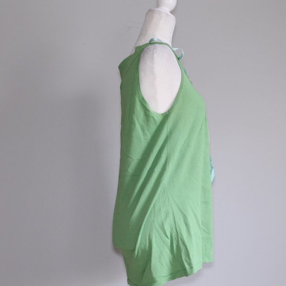 Joseph A Green Bateau Boat Neck Ribbon Tank Sz L - Picture 4 of 4